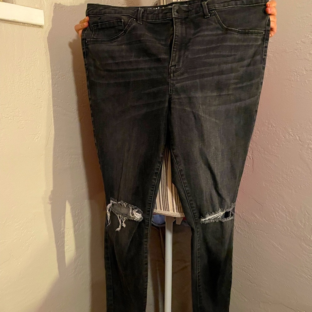 Mossimo Denim High Rise Jeggings Grey